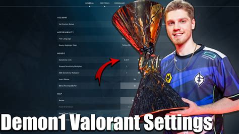 demon1 settings|Demon1’s VALORANT Settings: Video Settings, Keybinds, .